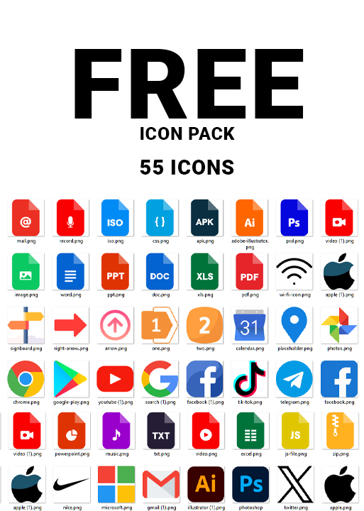 55 icons
